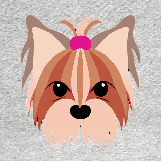 Yorkshire Terrier Pink Dog Lover Yorkie Retro by BetterManufaktur